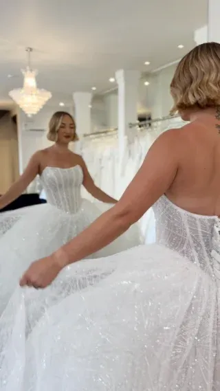 Did someone ask for sparkle? 👀

Justin Alexander Signature’s MAJESTY wedding dress (a new arrival to our Bury St Edmunds bridal boutique) will knock your socks off, brides 🤍

Drenched in decadent Art Deco beading, this glittering ballgown is like something out of a modern fairy tale 🪄

And, we love how it still has an edge to it with that basque waist detail and cat eye strapless neckline 💍

A round of applause please, brides👏🏼

Want to try MAJESTY by @justinalexandersignature on? Book your House of Snow private bridal appointment today via DM, our online booking system or by giving us a call 📞

We can’t wait to welcome you into our Suffolk bridal studio🫶🏼

The House of Snow Team x
